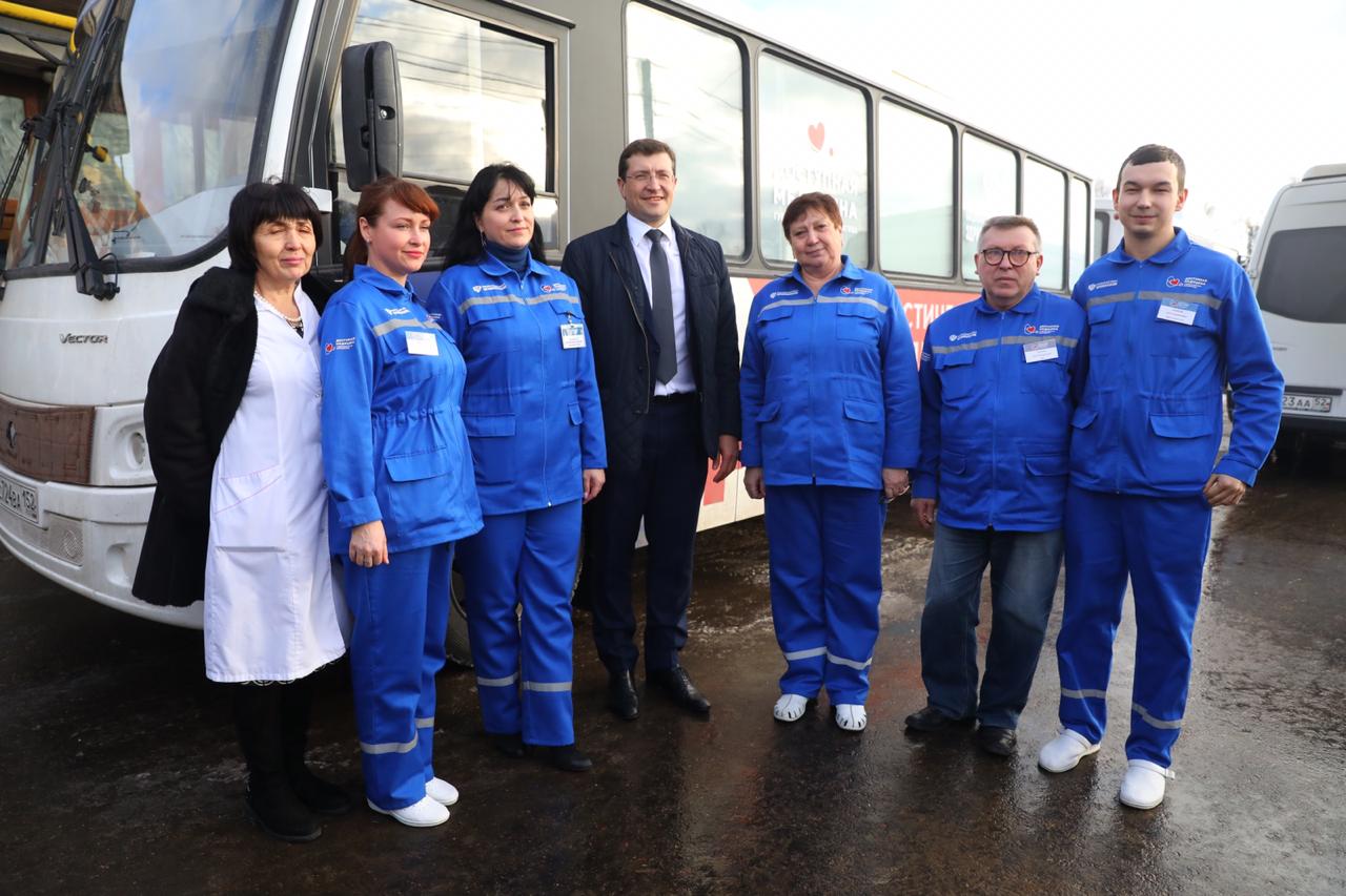 Глеб Никитин проверил работу Южного «Поезда здоровья» в Павловском районе