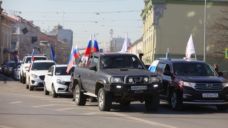 В Нижегородской области проходят автопробеги в честь 8-летия воссоединения Крыма с Россией