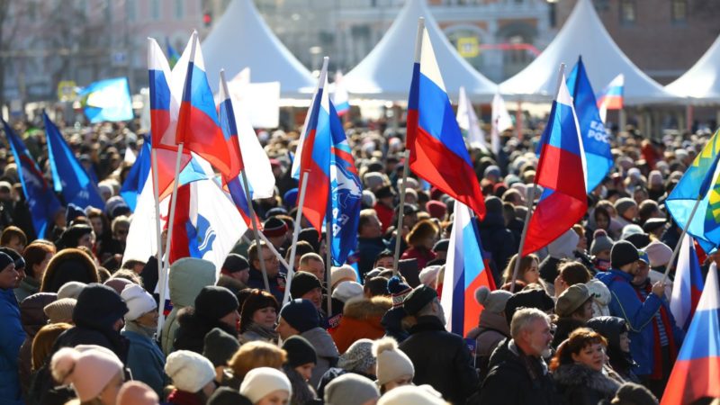 В Нижнем Новгороде прошел концерт-митинг, посвященный восьмой годовщине со дня воссоединения  Крыма с Россией
