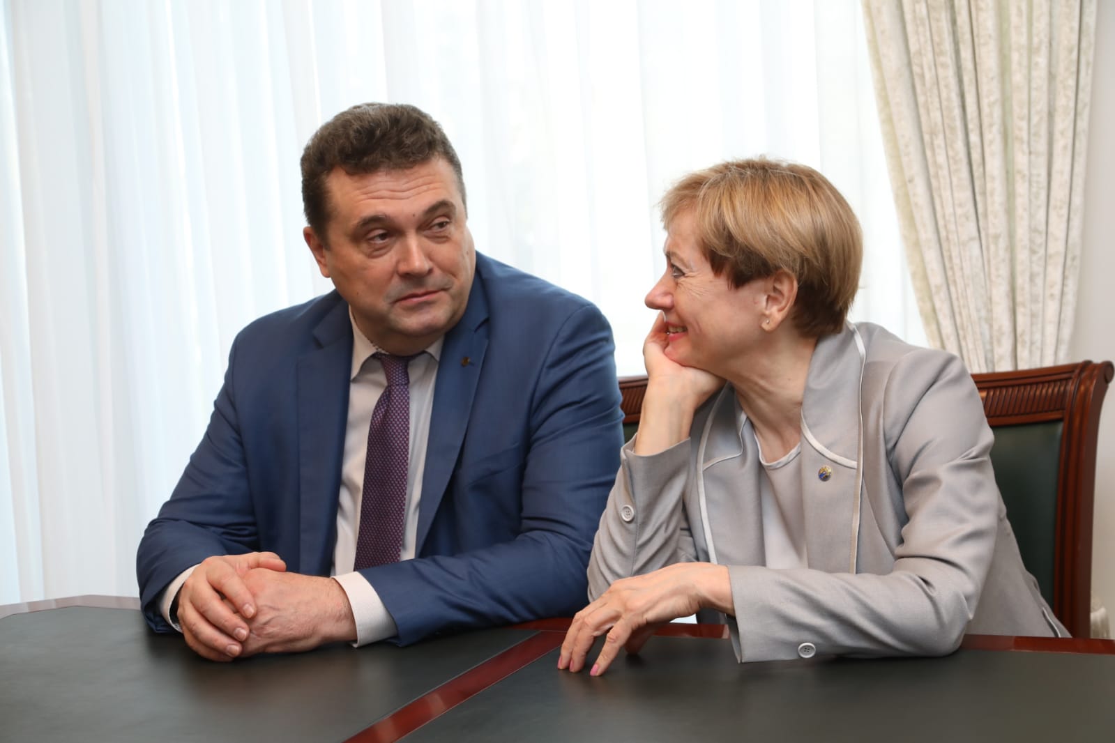 Андрей Гнеушев провел встречу с председателем Союза журналистов России Владимиром Соловьевым