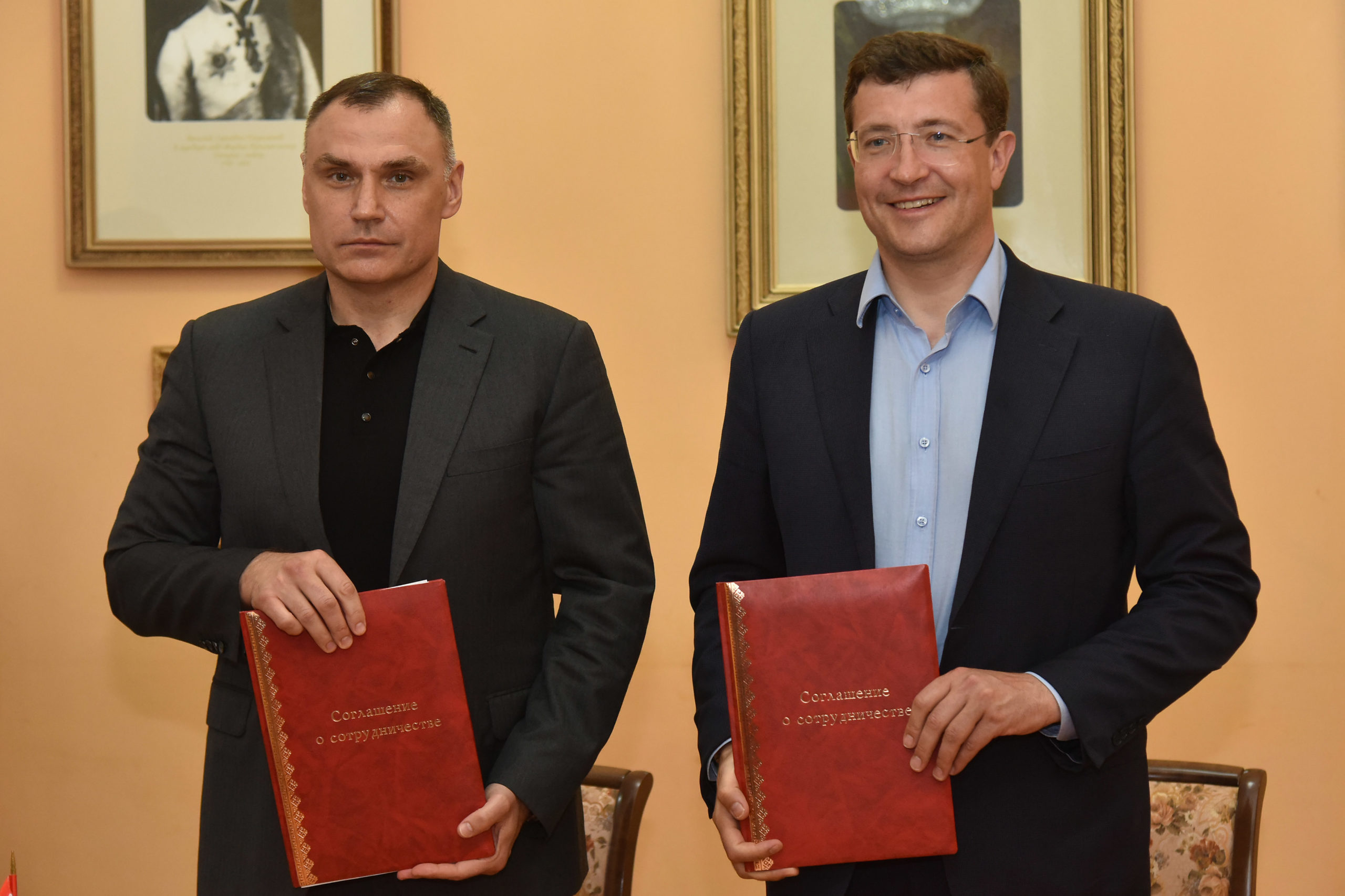 Глеб Никитин и Юрий Зайцев подписали соглашение о сотрудничестве при реализации туристических проектов