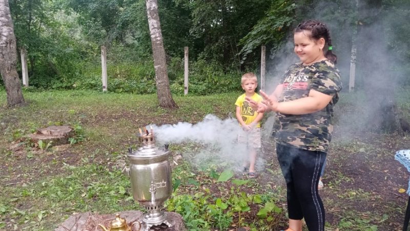 Библиотечные посиделки у самовара