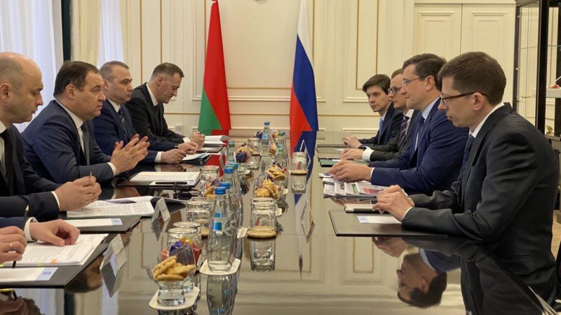 Глеб Никитин и Роман Головченко провели рабочую встречу в Минске