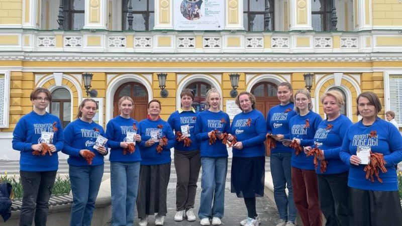 Более 100 000 георгиевских лент раздадут нижегородцам волонтеры в преддверии Дня Победы