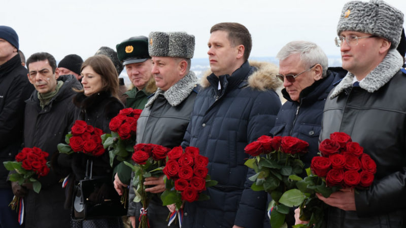 Андрей Гнеушев принял участие в торжественных мероприятиях, посвященных празднованию Дня защитника Отечества 