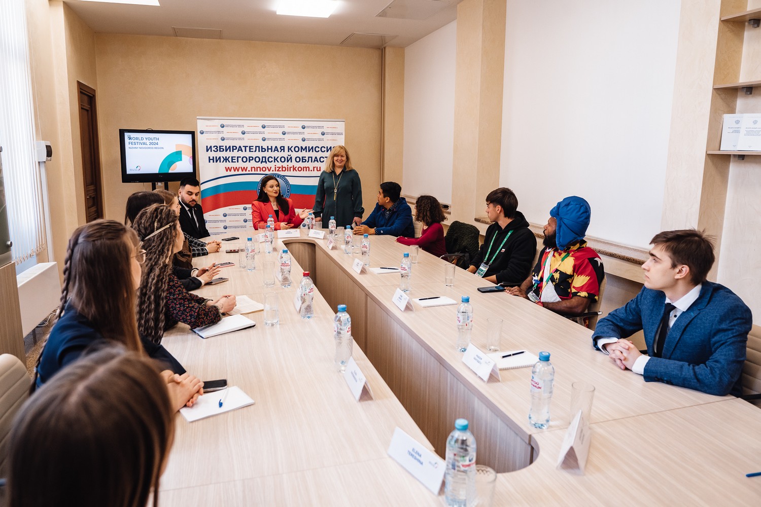 Участники Всемирного фестиваля молодежи обсудили в Нижнем Новгороде практику и тенденции избирательных процессов в разных странах