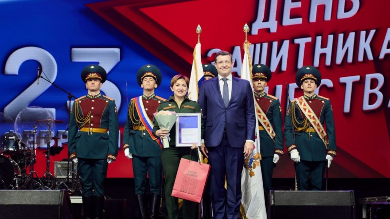 Глеб Никитин  принял участие в праздничных мероприятиях в День защитника Отечества