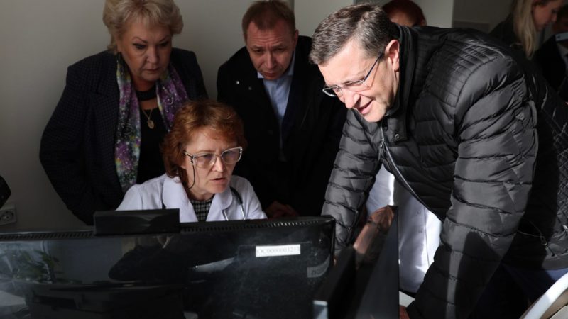 Глеб Никитин проверил качество ремонта в Вачской ЦРБ, которая войдет в состав Окского межрайонного медицинского центра
