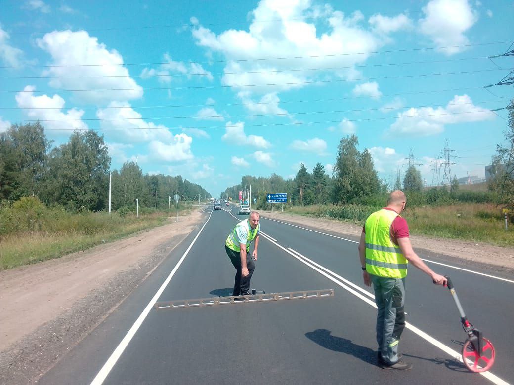 В городском округе Выкса завершен ремонт дорог, запланированных на 2025 год