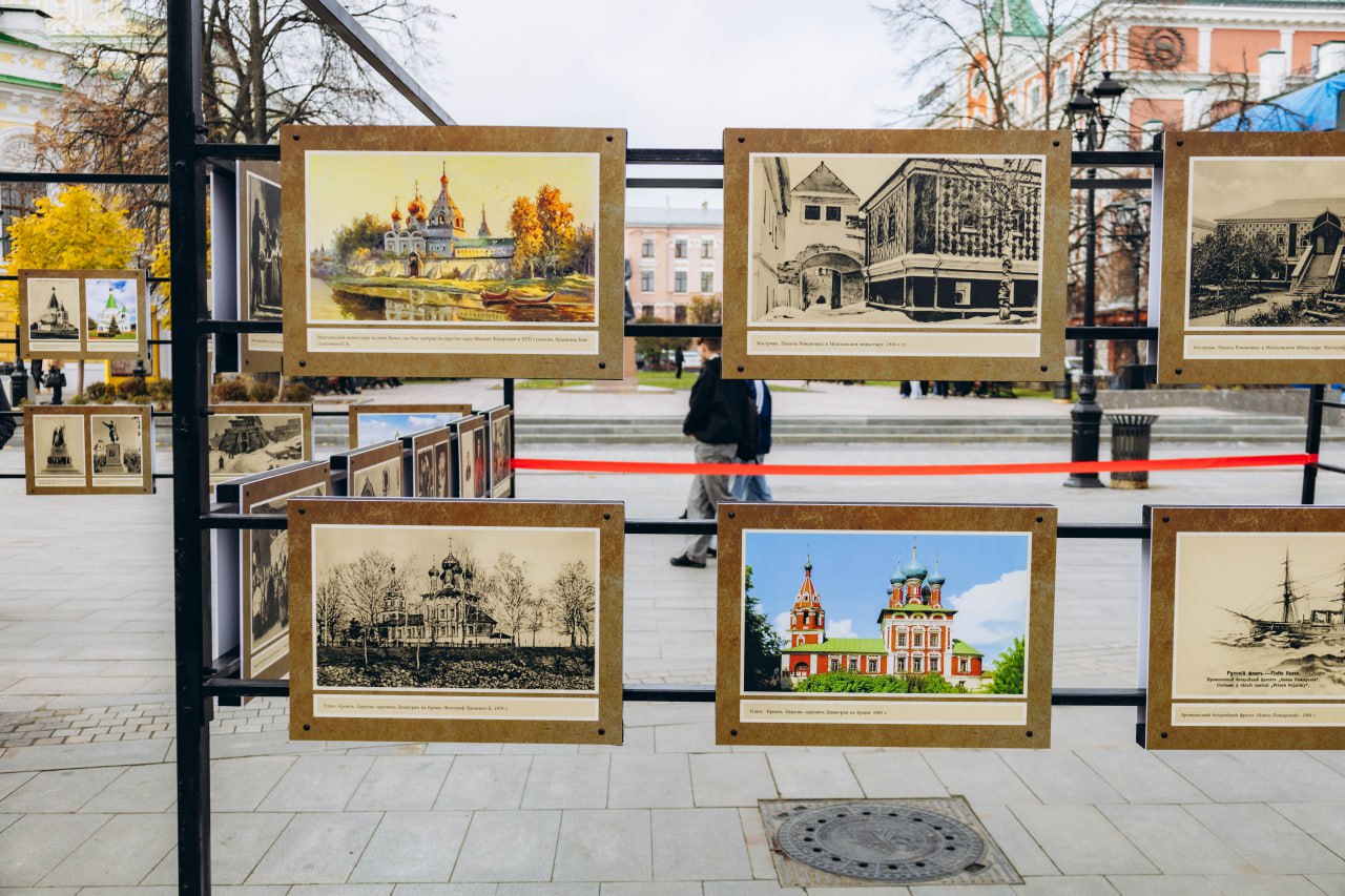 В Нижнем Новгороде на Большой Покровской открылась уличная выставка «Вечен народный подвиг»