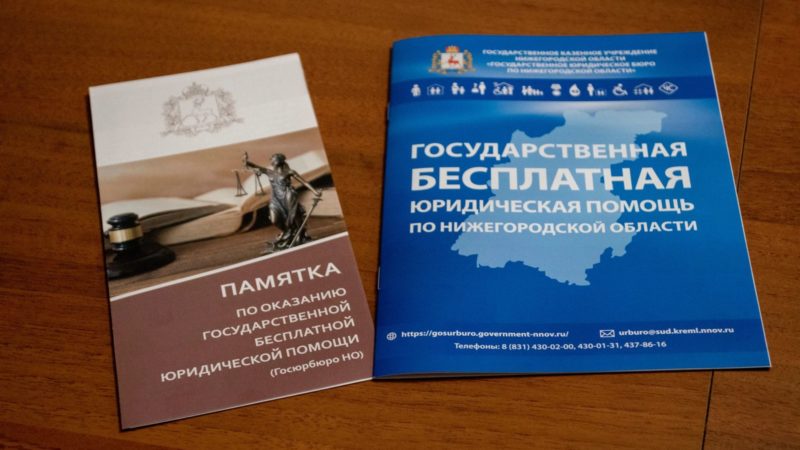 Сотрудники нижегородского Госюрбюро проведут мероприятия в период Всероссийской недели правовой помощи детям