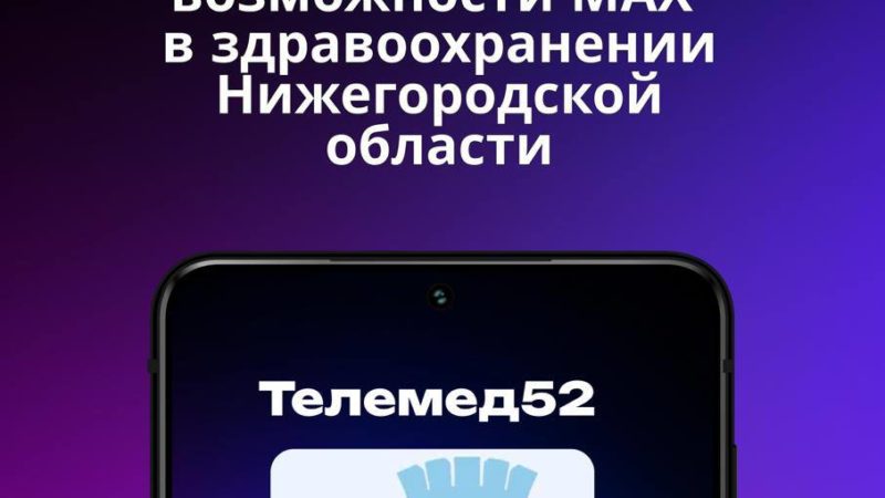 Уже более 50 тысяч записей к врачу оформили нижегородцы с помощью мессенджера МАХ