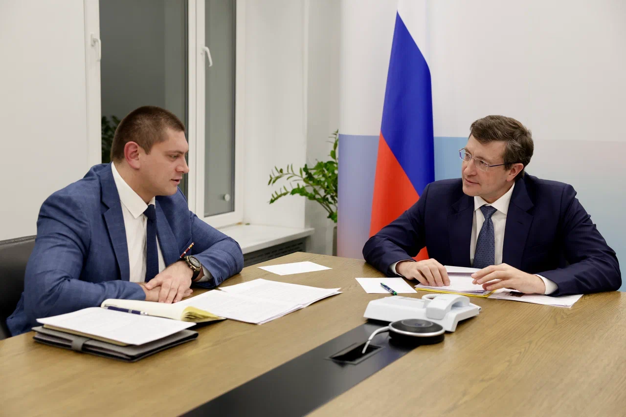 Глеб Никитин обсудил с Дмитрием Грачевым предварительные итоги стажировки по программе «Время героев»