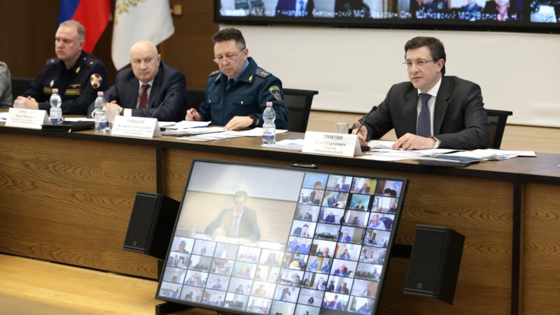 Глеб Никитин провел заседание КЧС по вопросам безаварийного прохождения весеннего половодья