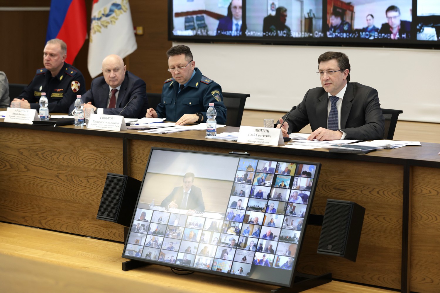 Глеб Никитин провел заседание КЧС по вопросам безаварийного прохождения весеннего половодья