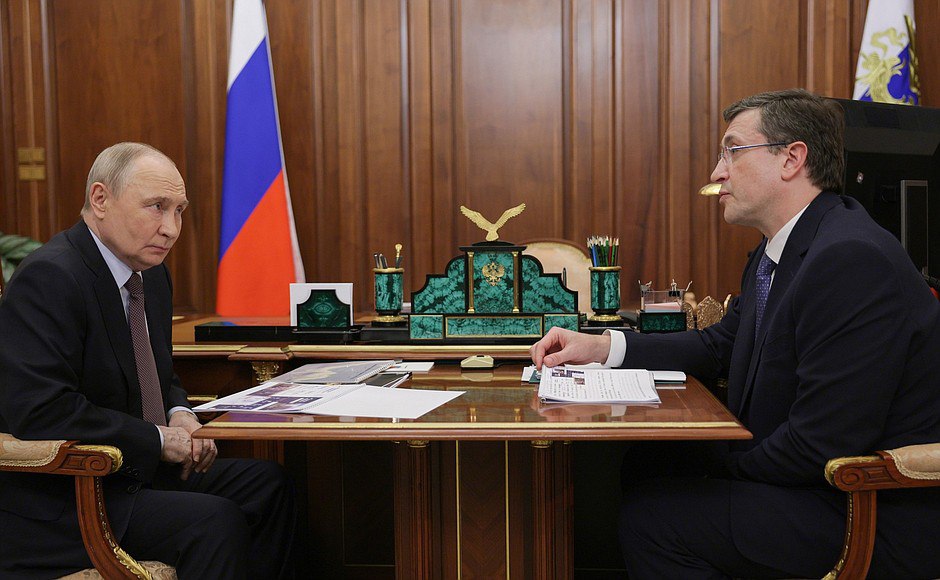 Глеб Никитин доложил Владимиру Путину о развитии туризма в Нижегородской области