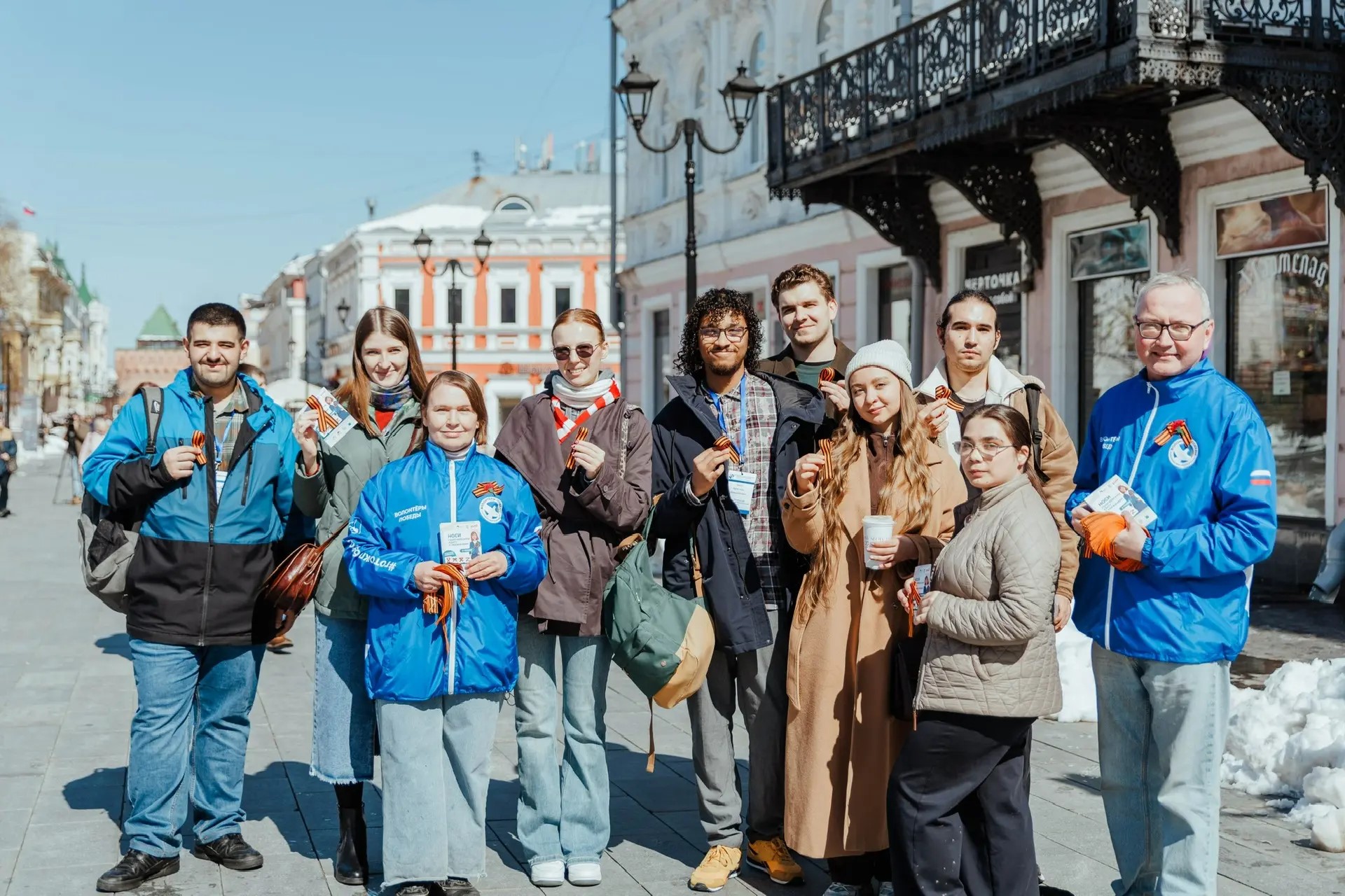 Более 50 тысяч георгиевских лент в честь Дня Победы раздадут нижегородцам волонтёры Победы