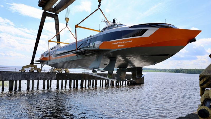 Два «Метеора 120Р» спустили на воду в Нижегородской области